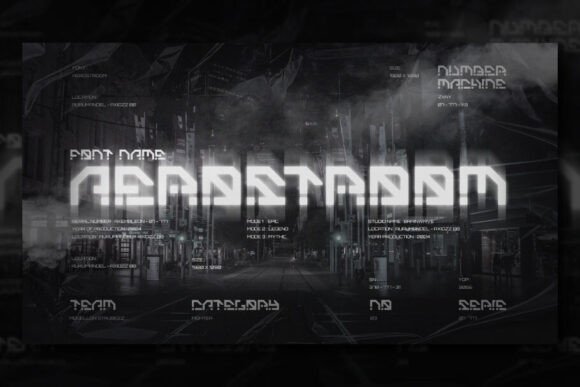 Aerostroom: A Futuristic Font for Standout Branding