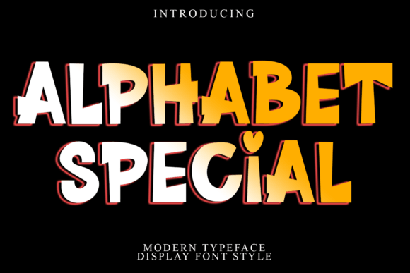 Alphabet Special: The Playful Display Font for Modern Marketing