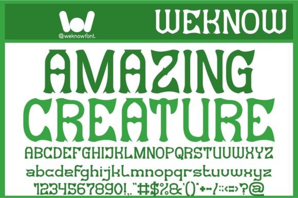 Amazing Creature Font: A Bold and Memorable Upgrade for Your Brand