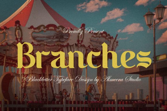 Branches Font: A Bold Typographic Statement for Digital Design