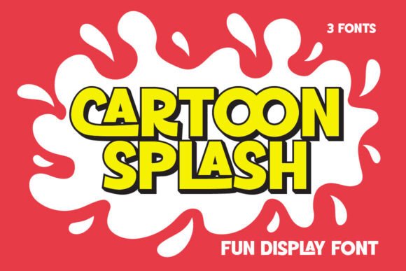 Cartoon Splash: The Playful Font for Creative Products