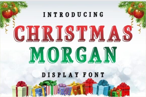 Christmas Morgan: A Snow-Covered Font for Your Winter Campaigns