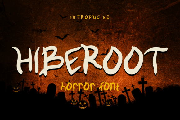 Craft a Spooky Brand Identity with the Hiberoot Font