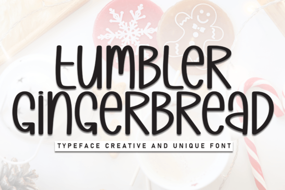 Crafting Content Charm with Tumbler Gingerbread Font