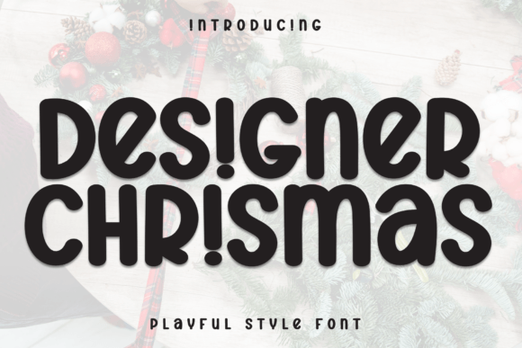 Designer Christmas: The Festive Font for Your Holiday Creations