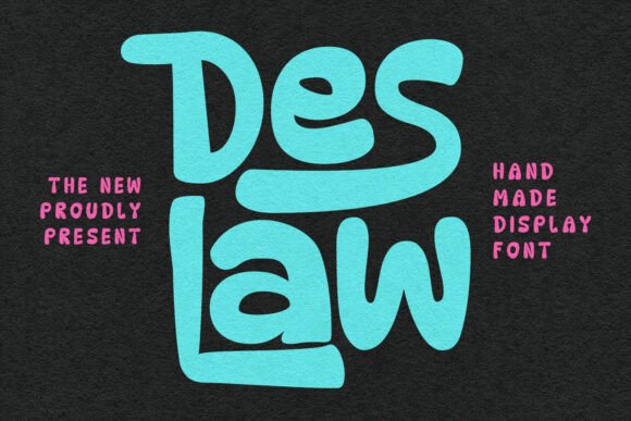 Deslaw: A Bold Handmade Typeface for Editorial Impact