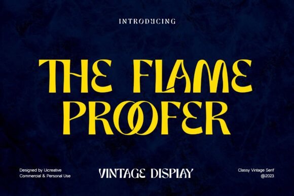 Elevate Your Campaign Story with The Flame Proffer Font