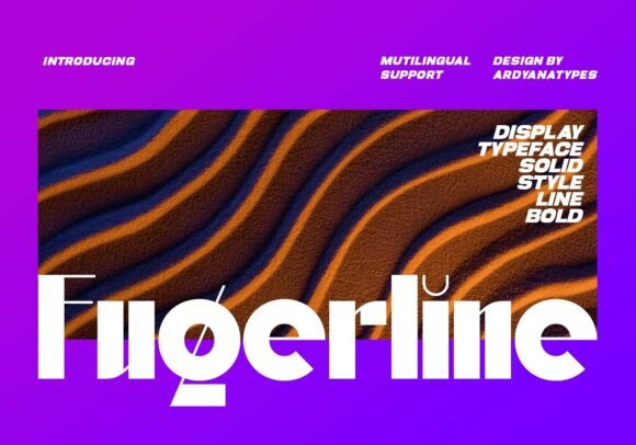 Fugerline: A Modern Display Font for Digital Marketing