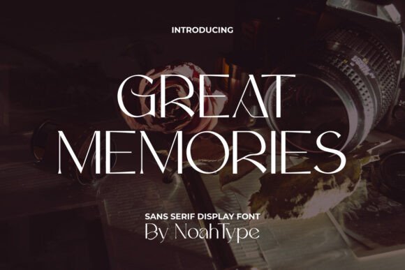 Great Memories: A Modern Display Font for Campaign Creators
