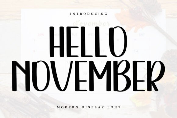 Hello November Font Review for Web Designers