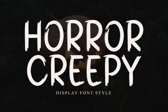 Horror Creepy: A Bold Display Font for Unforgettable Campaigns