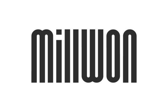 Millwon: A Display Font with Serious Graphic Charm