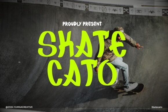 Skatecato Font: A Bold Brush for Digital Expression