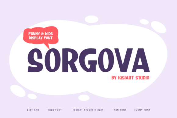 Sorgova: A Font for Joyful Editorial Moments