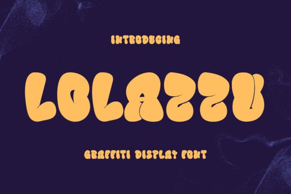 The Lolazzu Font: A Bold Bubble Typeface for Scroll-Stopping Content