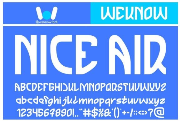 Using Nice Air as Your Display Font for a Cohesive Brand Identity