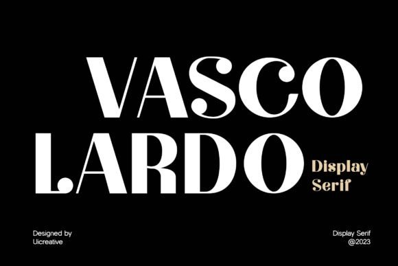 Vascolardo: A Beautiful Serif Font for a Polished Business Look