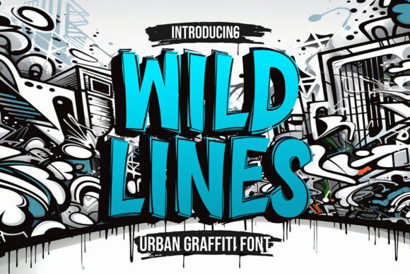 Wild Lines: A Graffiti-Inspired Font for Editorial Punch
