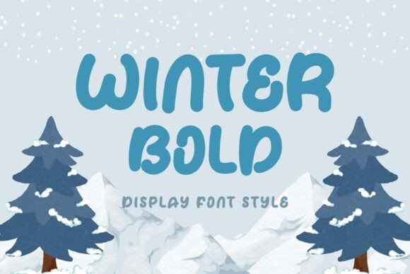Winter Bold: A Frost-Crusted, Modern Display Font for Sharp Branding